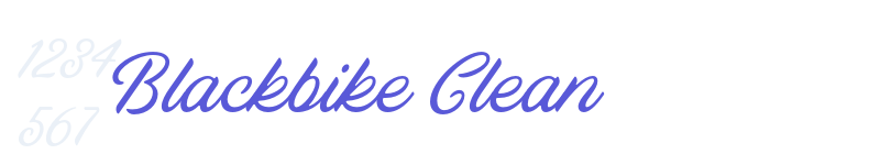 Blackbike Clean-related font