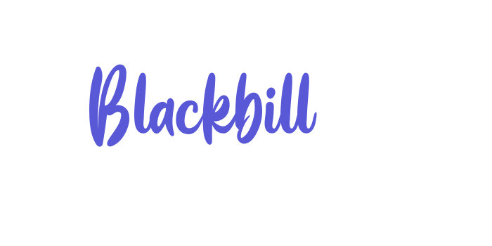 Blackbill Font Download