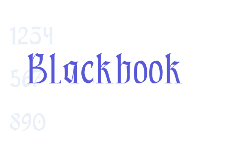 Blackbook Font Download