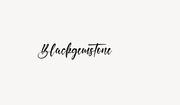 Blackgemstone Font