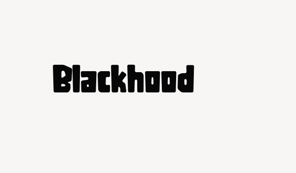 Blackhood Font