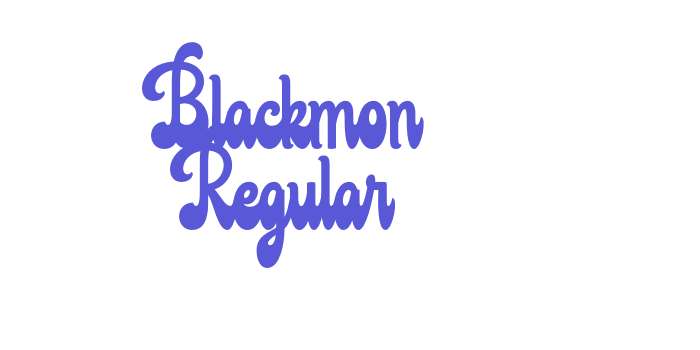 Blackmon Regular Font Download