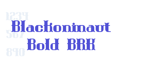 Blackoninaut Bold BRK-font-download