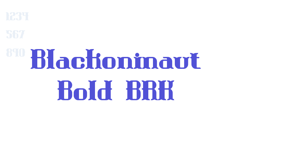 Blackoninaut Bold BRK-font-download