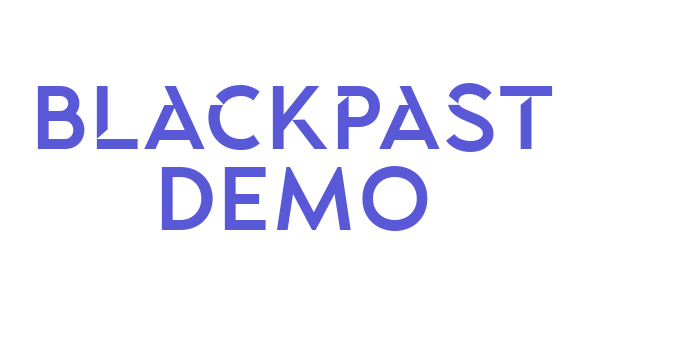 Blackpast DEMO Font Download