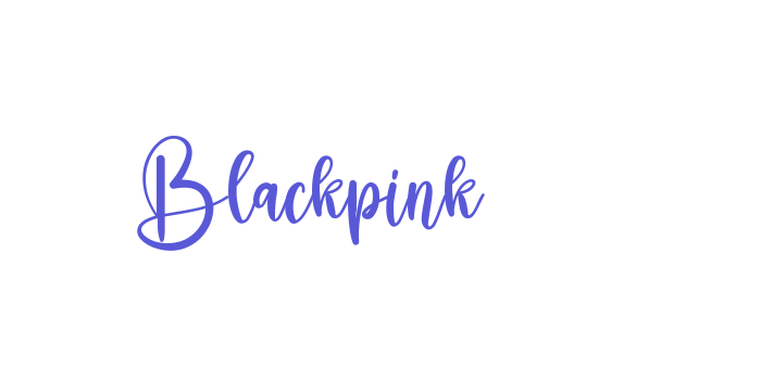 Blackpink Font Download