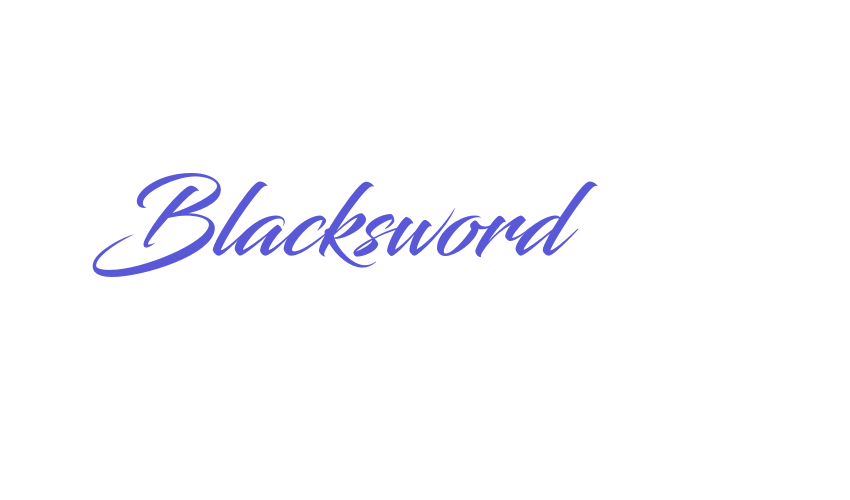 Blacksword Font