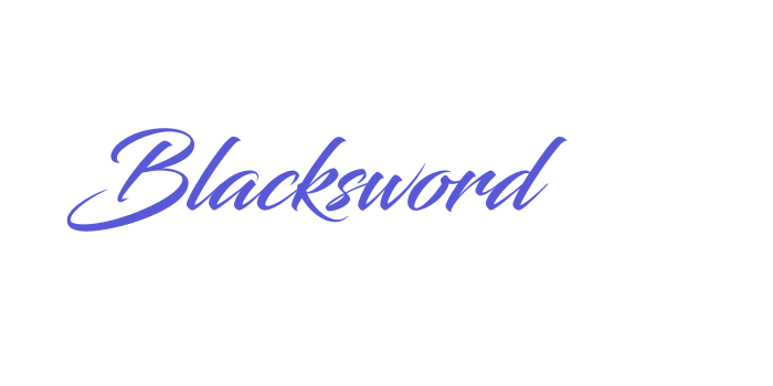 Blacksword Font Download