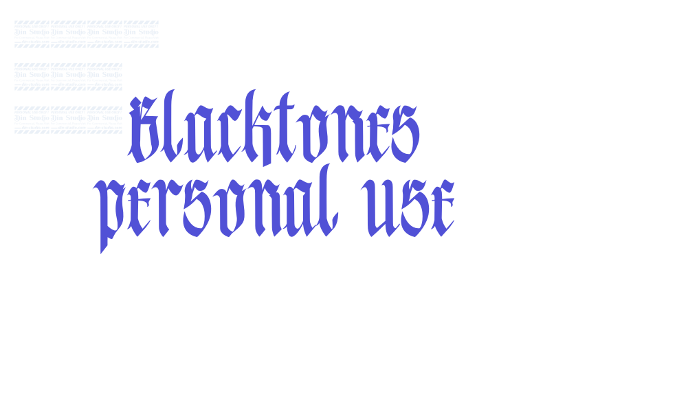 Blacktones personal use-font-download