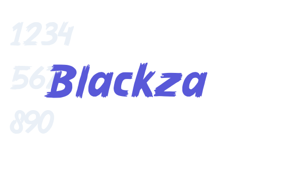 Blackza Font