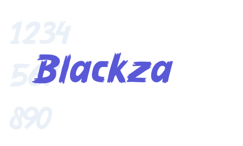 Blackza Font Download