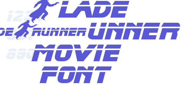 Blade Runner Movie Font font free