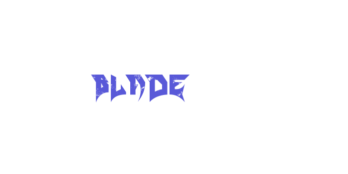 Blade Font Download