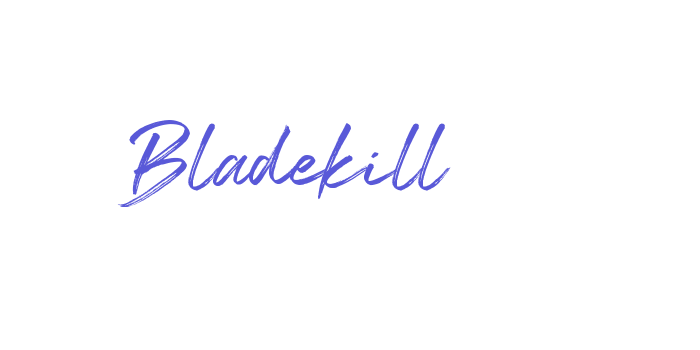 Bladekill Font