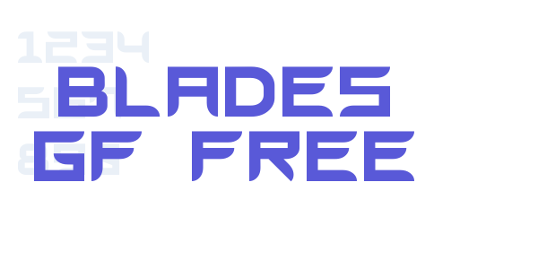 Blades GF Free font