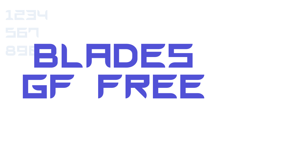 Blades GF Free-font-download