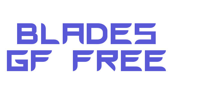 Blades GF Free Font