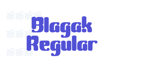Blagak Regular-font-download