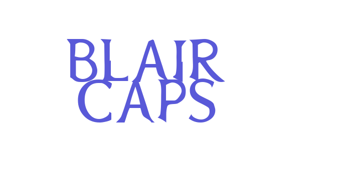 Blair Caps Font Download