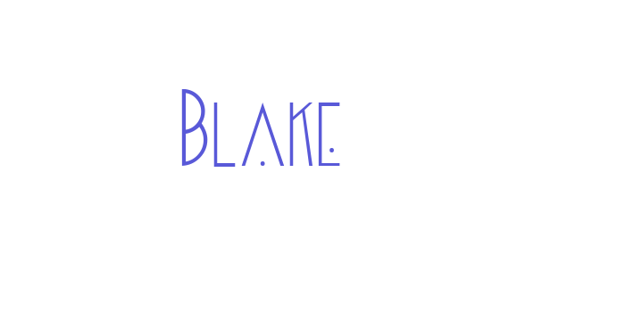 Blake Font Download