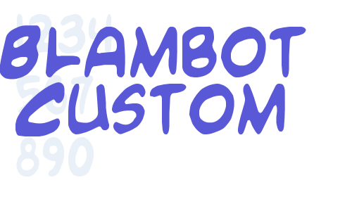 Blambot Custom Font Download