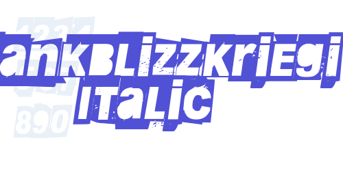 Blankblizzkriegi Italic-font-download