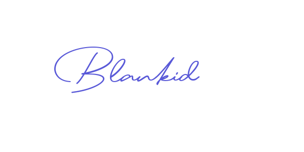 Blankid font free