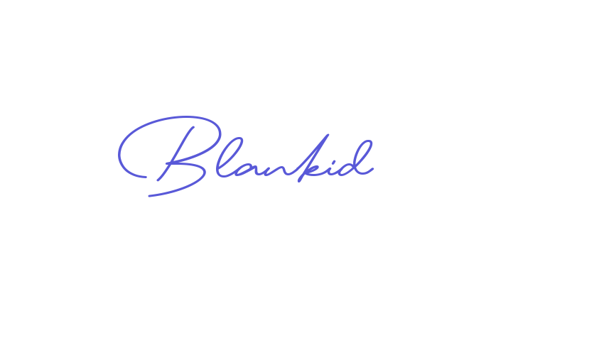 Blankid Font