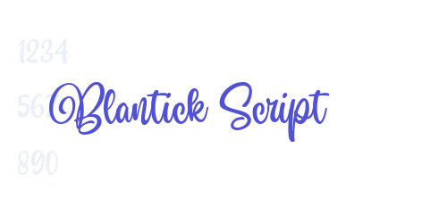 Blantick Script-font-download