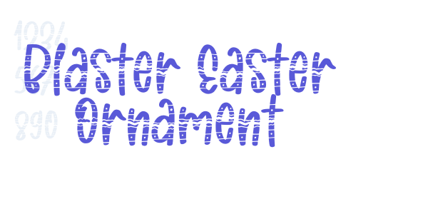 Blaster Easter Ornament font