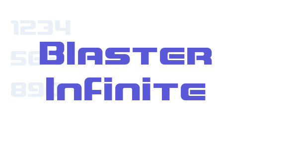 Blaster Infinite font free