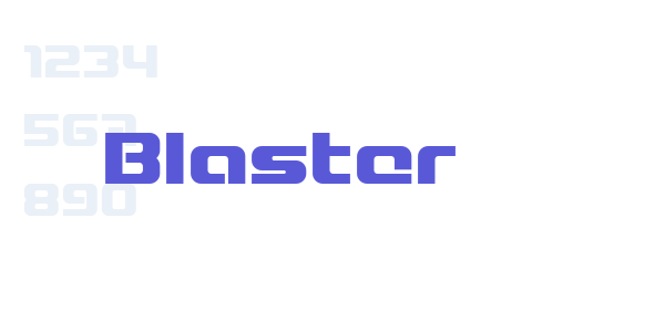 Blaster font free