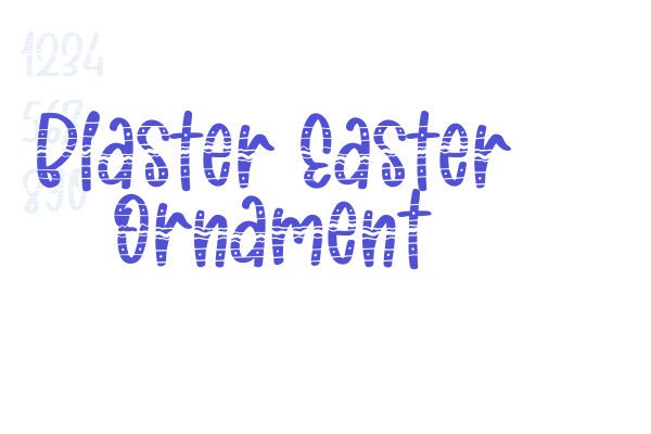 Blaster Easter Ornament