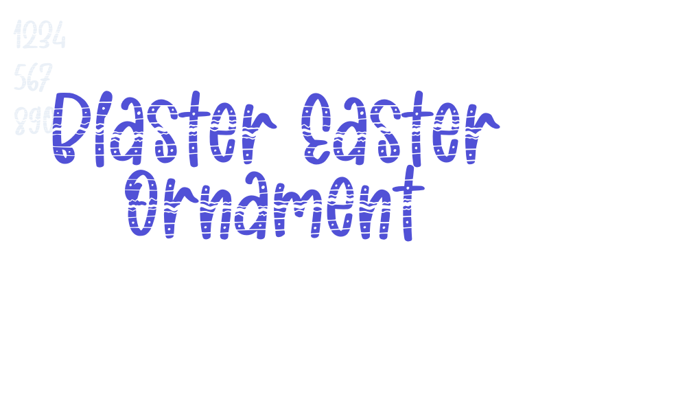 Blaster Easter Ornament-font-download