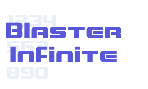 Blaster Infinite Font