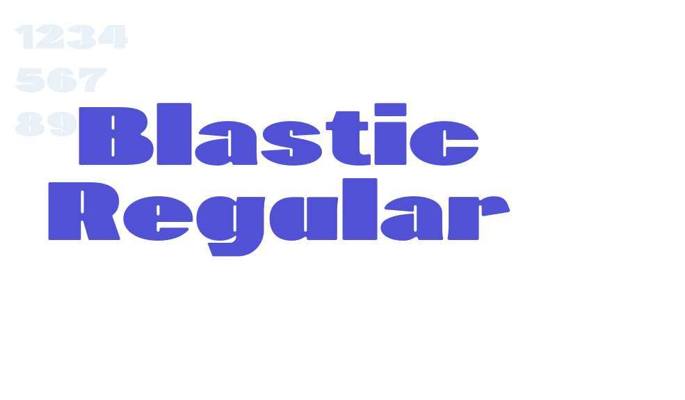 Blastic Regular-font-download