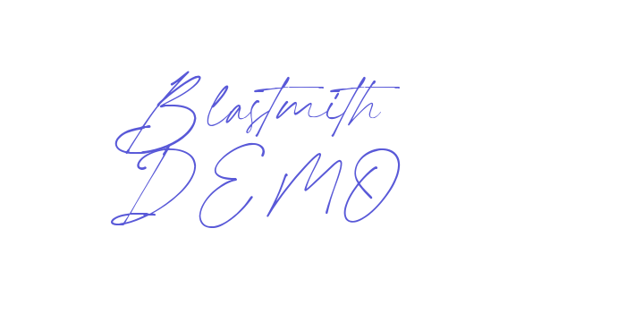 Blastmith DEMO Font Download