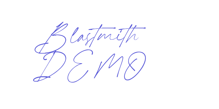 Blastmith DEMO Font