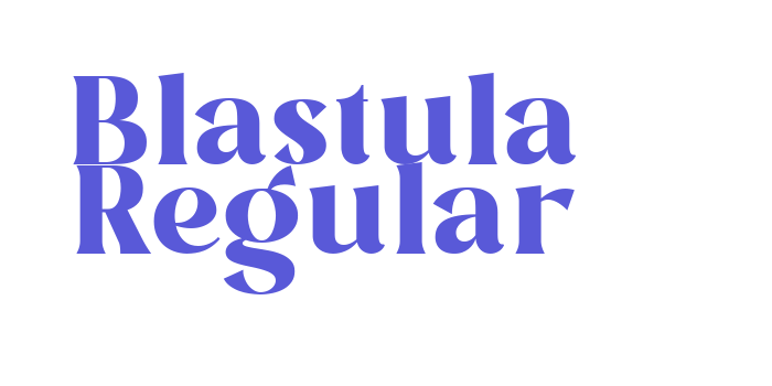 Blastula Regular Font Download