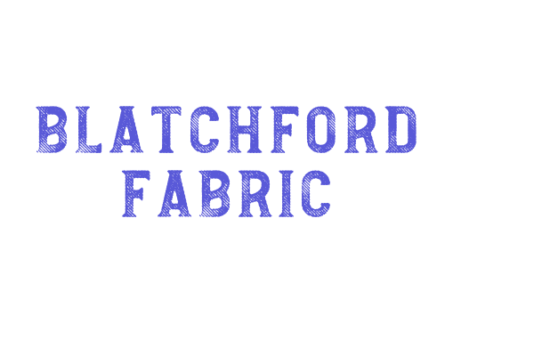 Blatchford Fabric Font