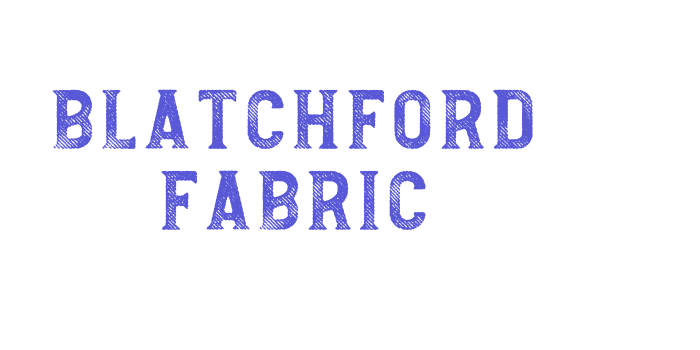 Blatchford Fabric Font Download