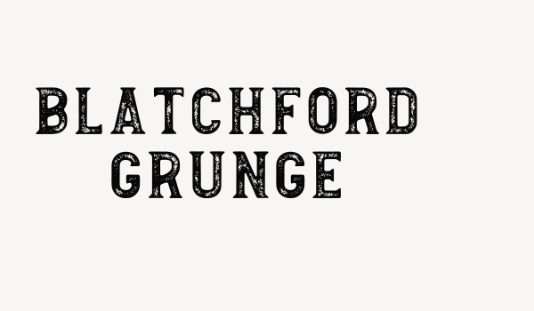 Blatchford Grunge Font