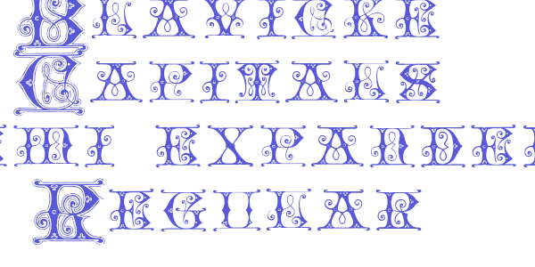 Blavicke Capitals Semi-expanded Regular font free