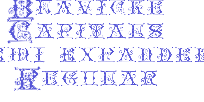 Blavicke Capitals Semi-expanded Regular Font Download