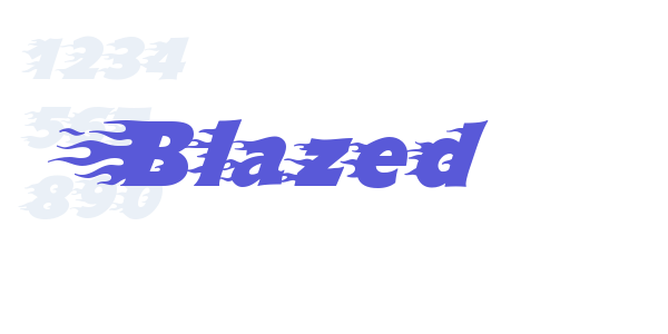 Blazed font free