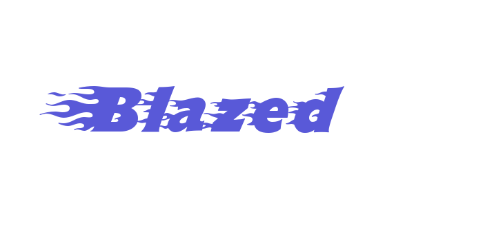 Blazed Font Download