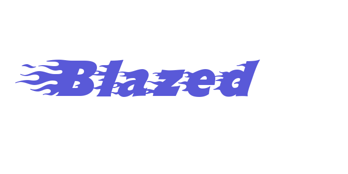 Blazed Font