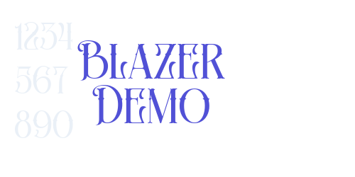 Blazer Demo-font-download
