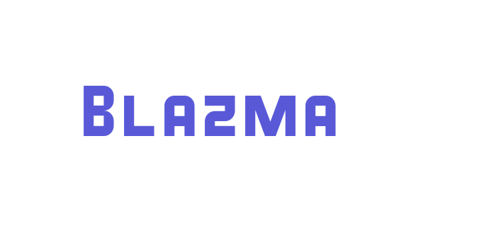 Blazma Font