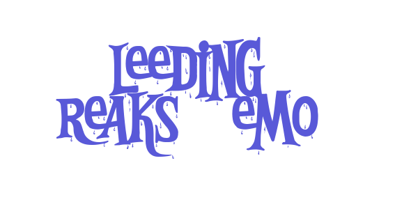 Bleeding Freaks Demo font free